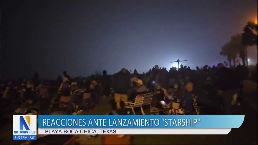 Residentes del Valle reaccionan ante el tercer lanzamiento del cohete de SpaceX