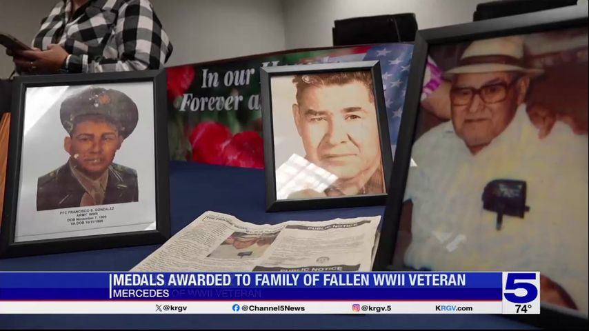 Valley WWII veteran posthumously receives medals for service