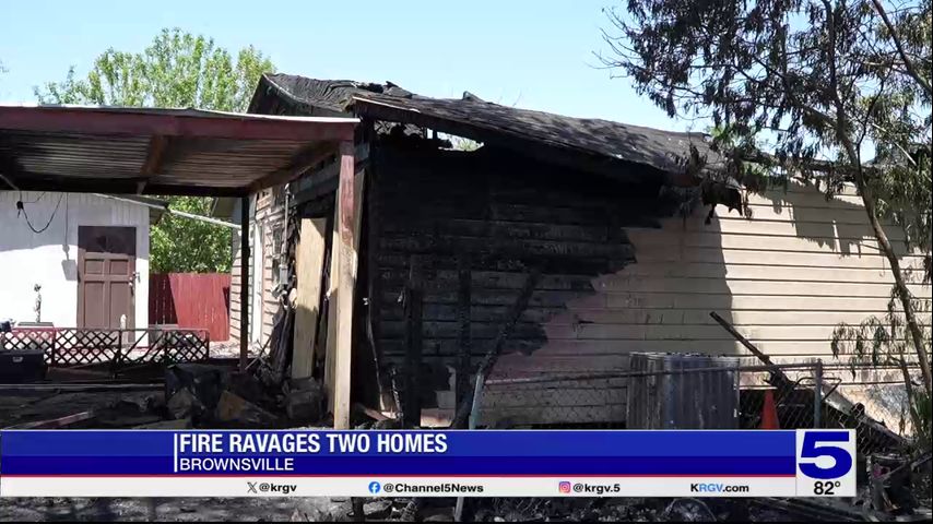 Two homes in Brownsville destroyed in fire