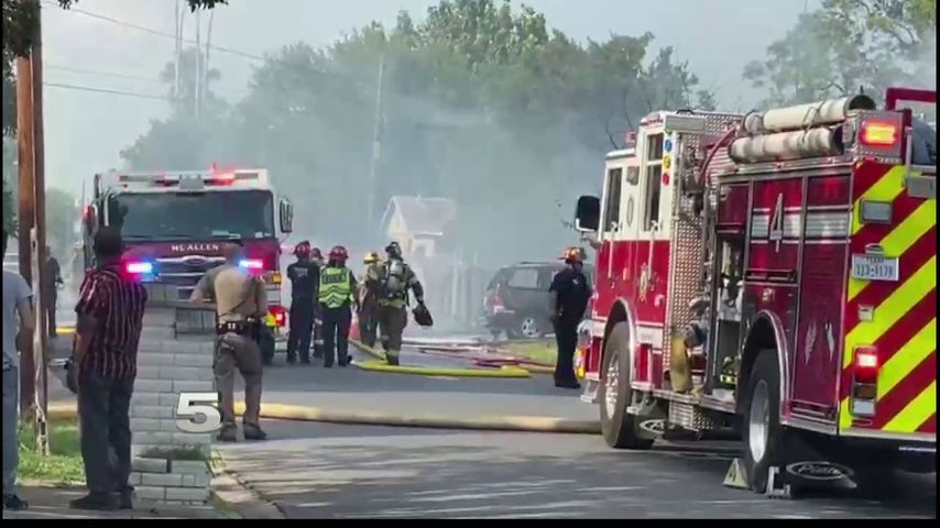 Firefighters extinguish house fire in McAllen