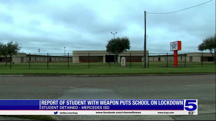 Mercedes ISD: Student detained after bringing weapon to campus