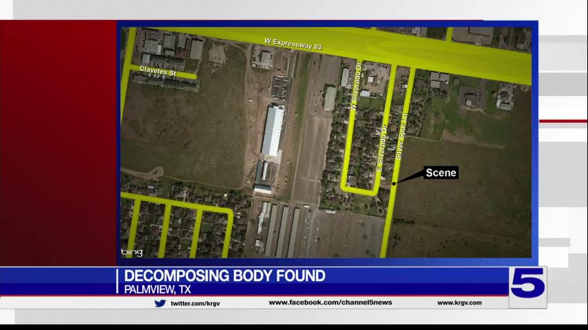 Hidalgo County sheriff: Decomposed body found in Palmview, authorities investigating