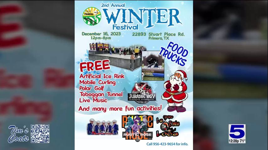 City of Primera to hold annual winter festival