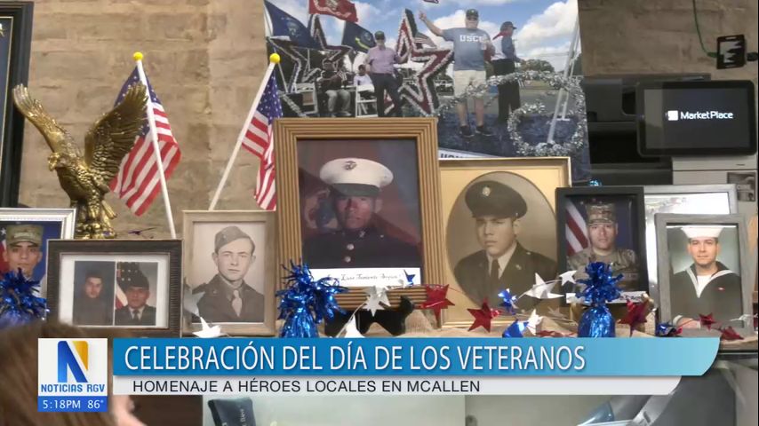 Ceremonia del Día de los Veteranos homenajea a héroes locales en McAllen