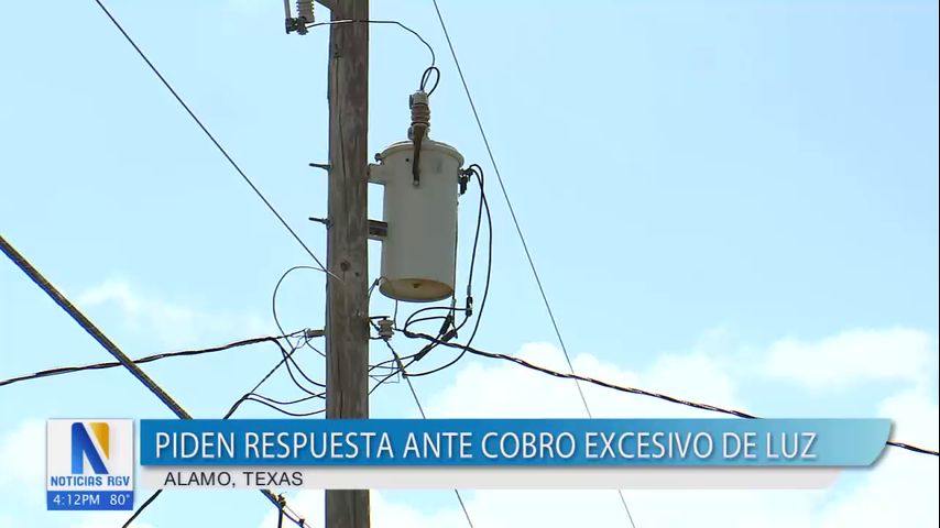 Protestan por aumento en el cobro de electricidad en Álamo