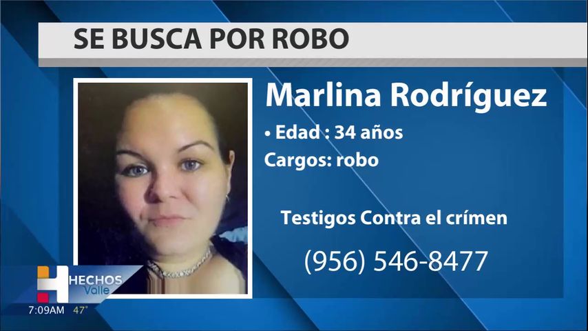 Se busca una mujer por robo de un automóvil en un centro comercial en Brownsville