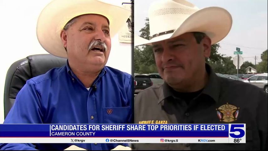 Cameron County sheriff candidates in Democratic Primary discuss top priorities