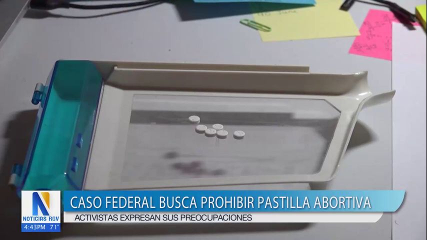 Caso federal busca prohibir pastillas abortivas