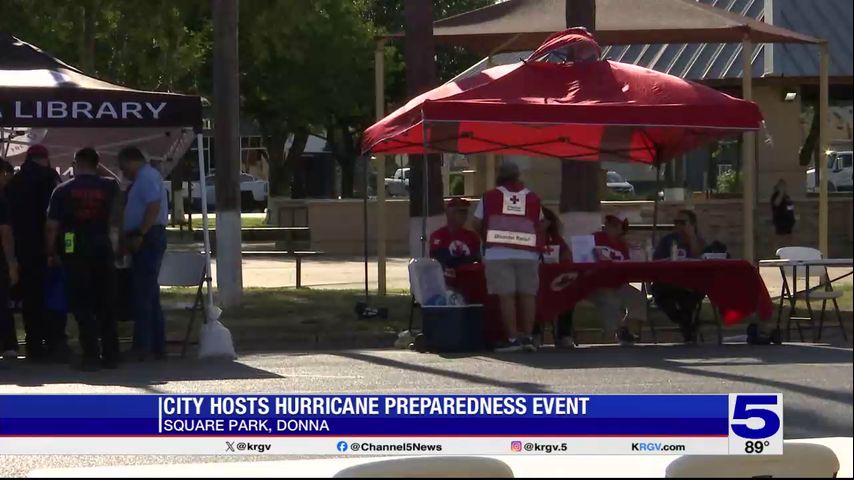 City of Donna hosts hurricane preparedness event