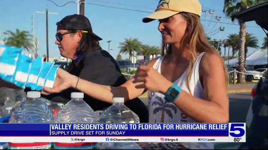 Valley residents donate supplies for hurricane relief in Florida