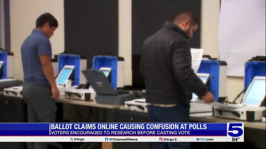 Cameron County election officials say poll worker initials on ballots ...