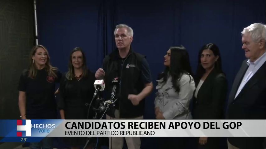 Candidatos reciben apoyo del GOP