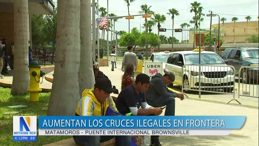 Aumentan los cruces ilegales en la frontera de Brownsville