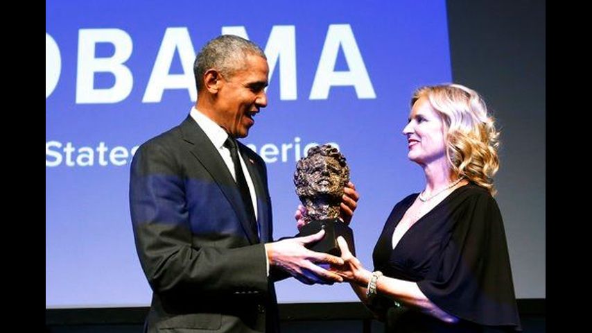 Barack Obama receives RFK Human Rights award at NYC gala