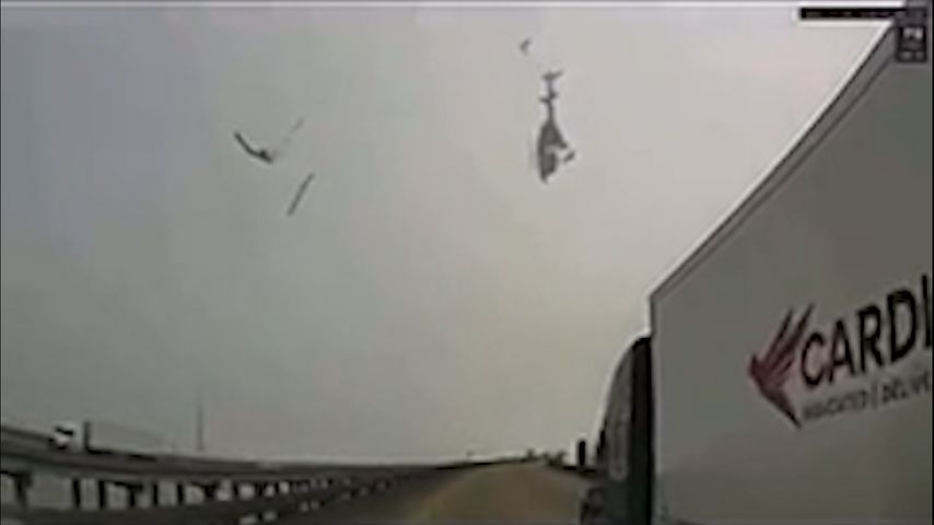 Video shows moments before helicopter crash