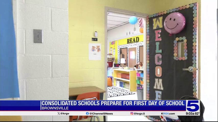 Consolidated campuses at Brownsville ISD prepare for first day of school