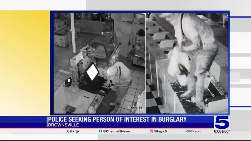 Brownsville police seeking person of interest in laundromat burglary