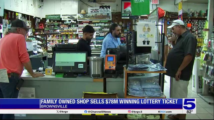 Brownsville shop reacts to selling $78 million winning lottery ticket