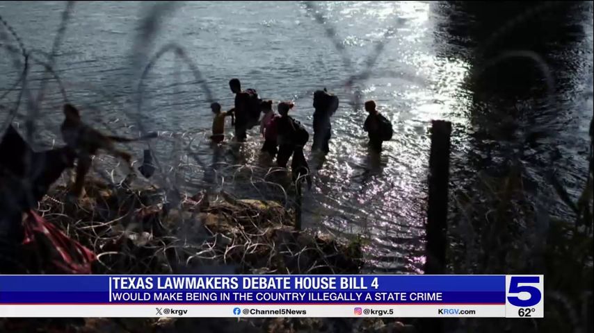Texas lawmakers debate on bill that make being in the country illegally
