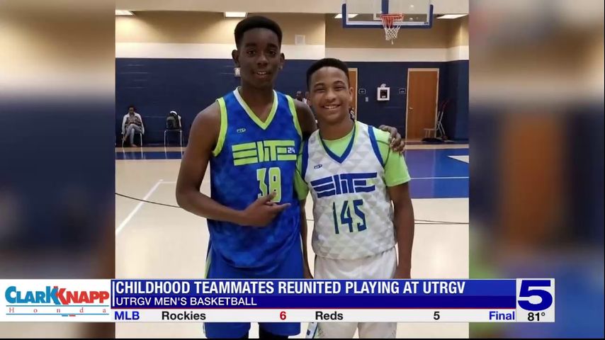 Childhood teammates reunited playing at UTRGV