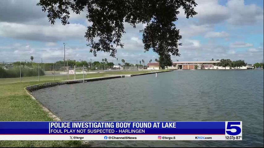 Harlingen police investigate after body was pulled out of lake