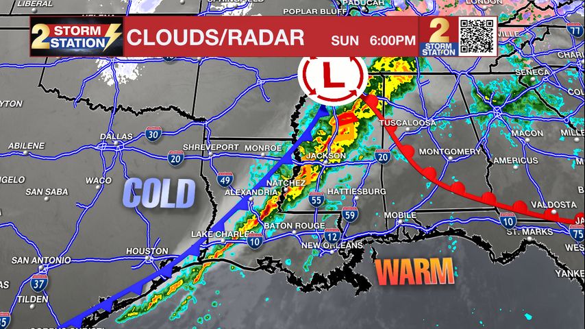 Jan. 5 - Strong storms moving through the region this evening