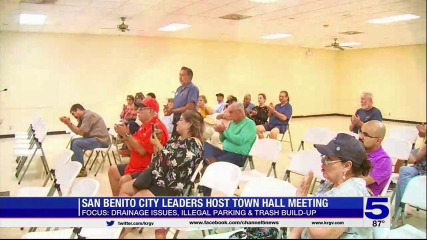 San Benito residents interact with city leaders at town hall meeting