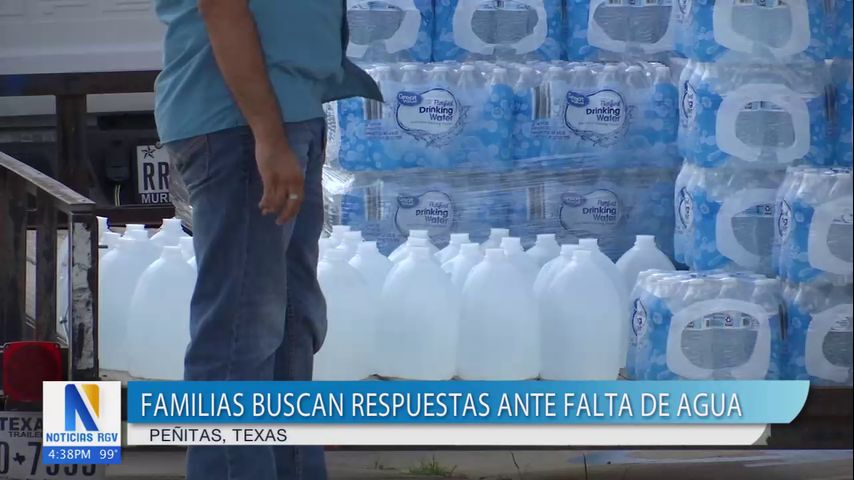 Baja presión de agua pone en riesgo la salud de los residentes de Peñitas