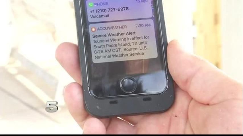 South Padre Island Residents Receive Tsunami Alert