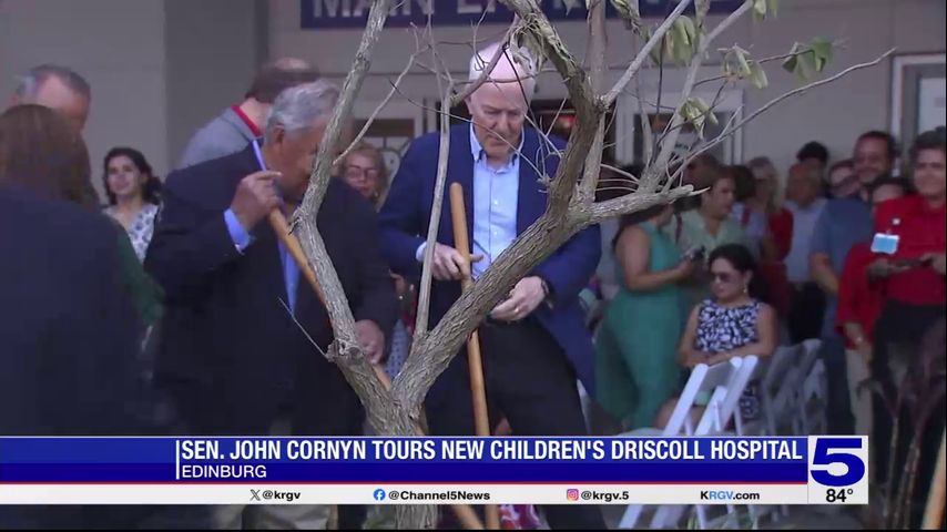 Senator Cornyn tours new children’s hospital in Edinburg