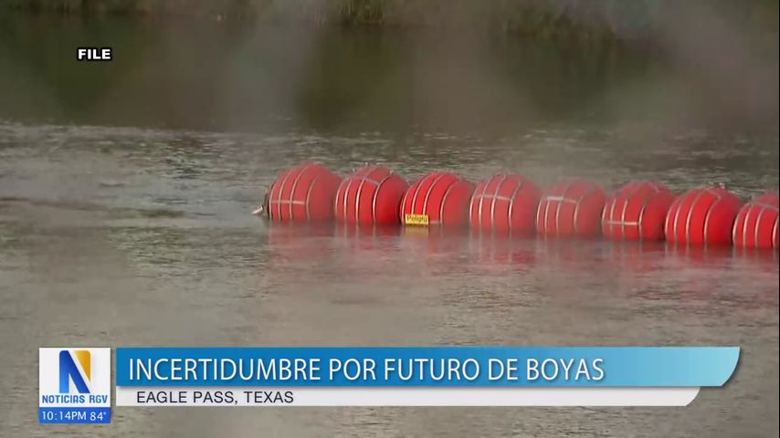 Futuro incierto de las boyas en el Río Grande