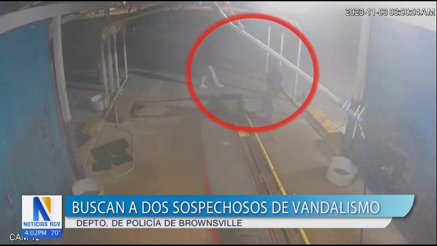 Policía de Brownsville buscan sospechosos de vandalismo