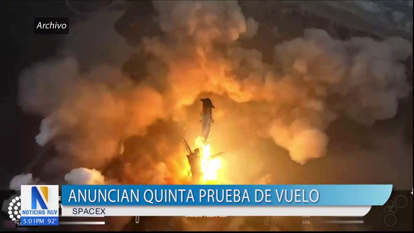 La FAA autoriza el quinto lanzamiento del cohete Starship de SpaceX desde Boca Chica