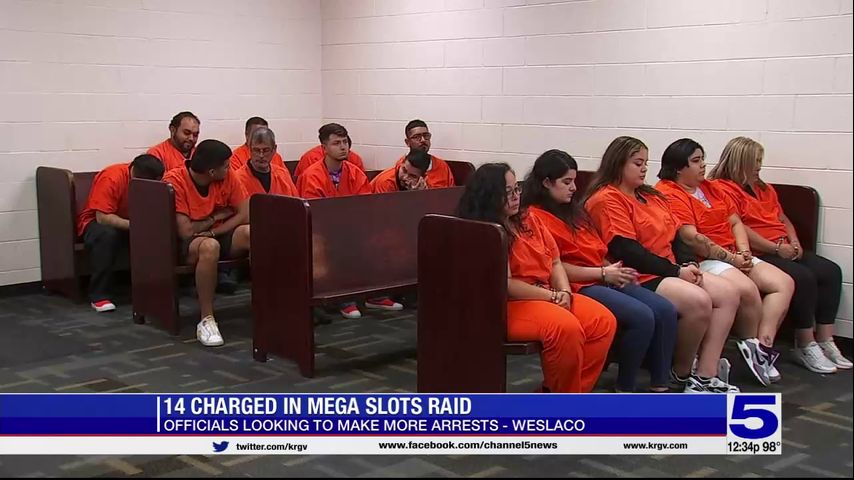 14 charged in Mega Slots gambling raid in Weslaco