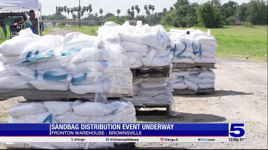 Valley cities distributing sandbags ahead of Hurricane Beryl