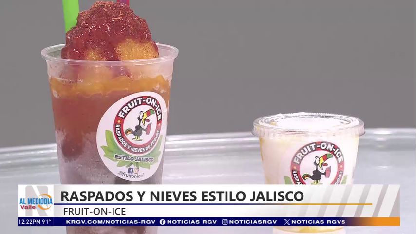 Heladería en McAllen ofrece raspados al estilo Jalisco