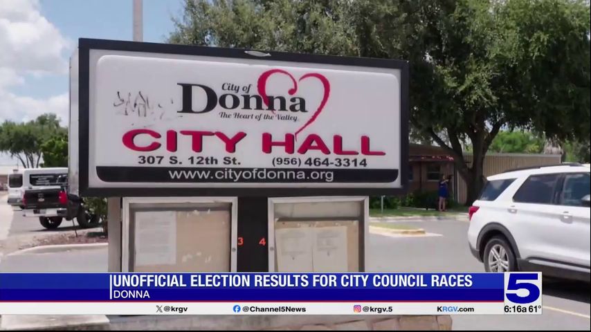 Donna special election sees new councilmember in the lead, unofficial early voting results show