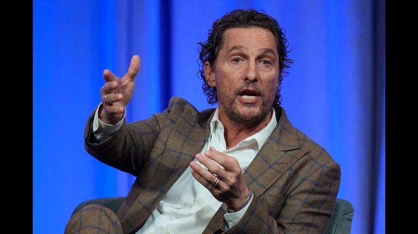 Actor Matthew McConaughey tells governors he is still mulling future run for political office