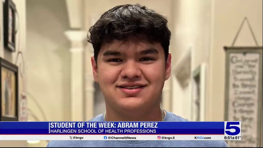 Student of the Week: Abram Perez