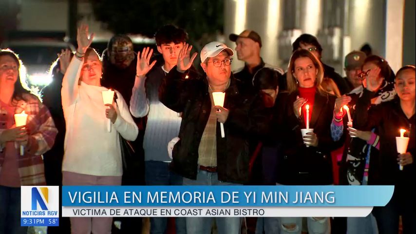 Realizan vigilia por la mujer fallecida tras el tiroteo en un restaurante de McAllen