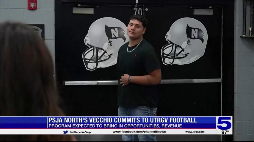 PSJA North’s Vecchio committing to UTRGV football program represents new opportunities for the university