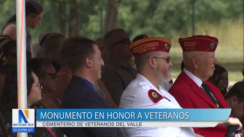 Inauguran monumento a veteranos de Vietnam en cementerio estatal