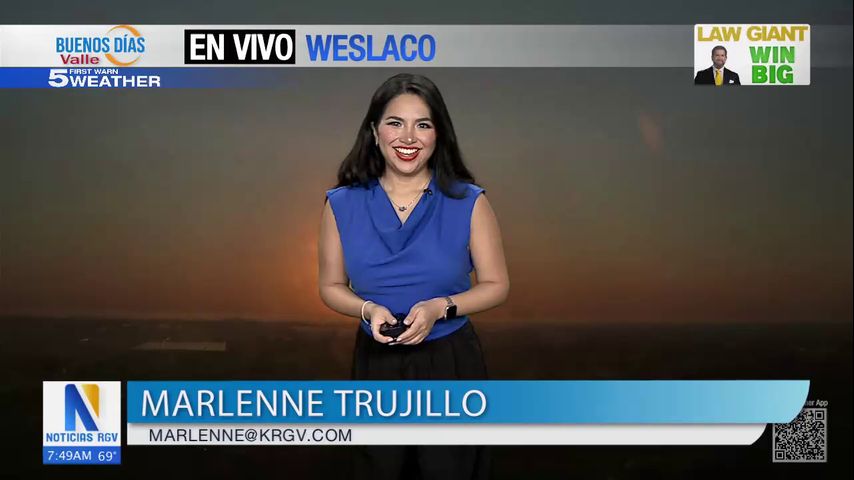 Viernes 11 de Octubre: Soleado y cálido, temperaturas en los 89s