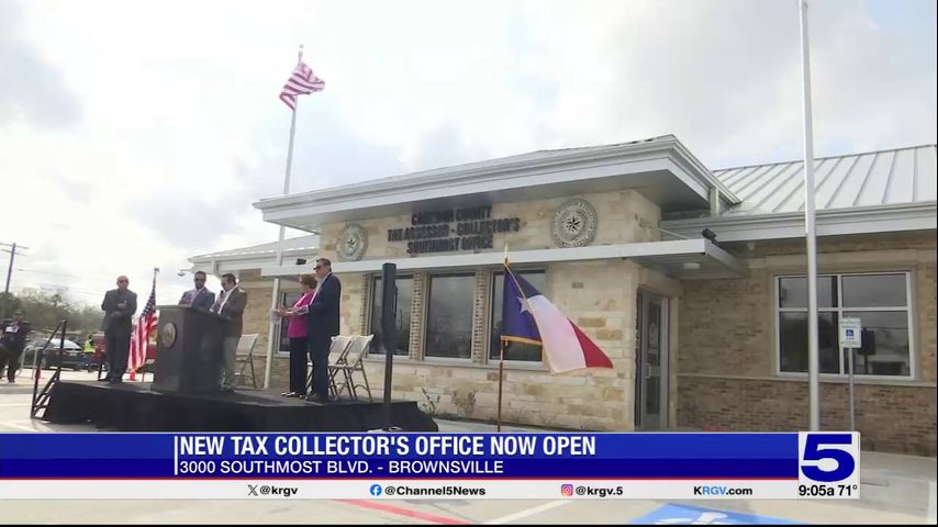 New tax collector's office opens in Brownsville