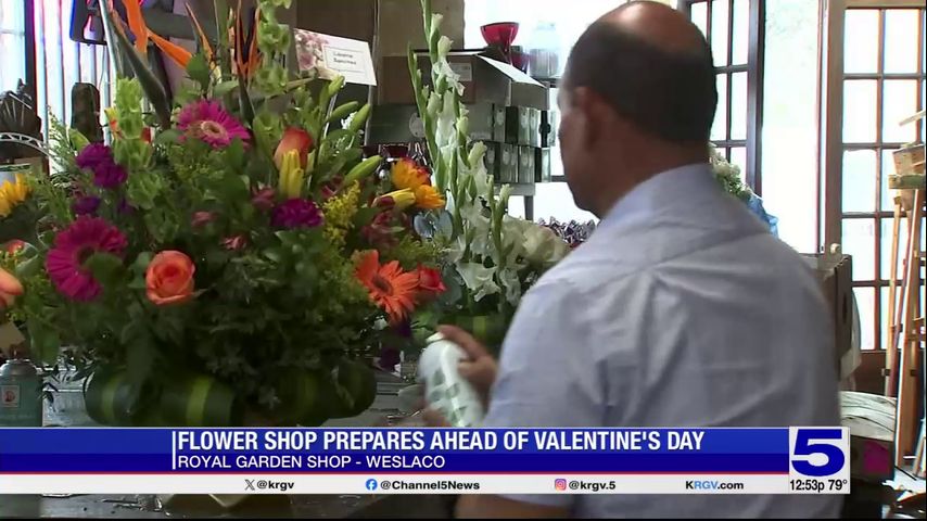 Weslaco flower shop preparing Valentine’s Day orders