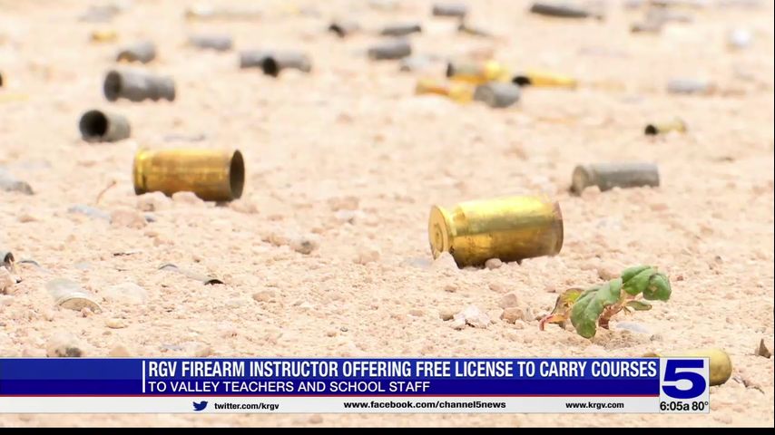 Valley firearms instructor offering free license to carry courses to teachers