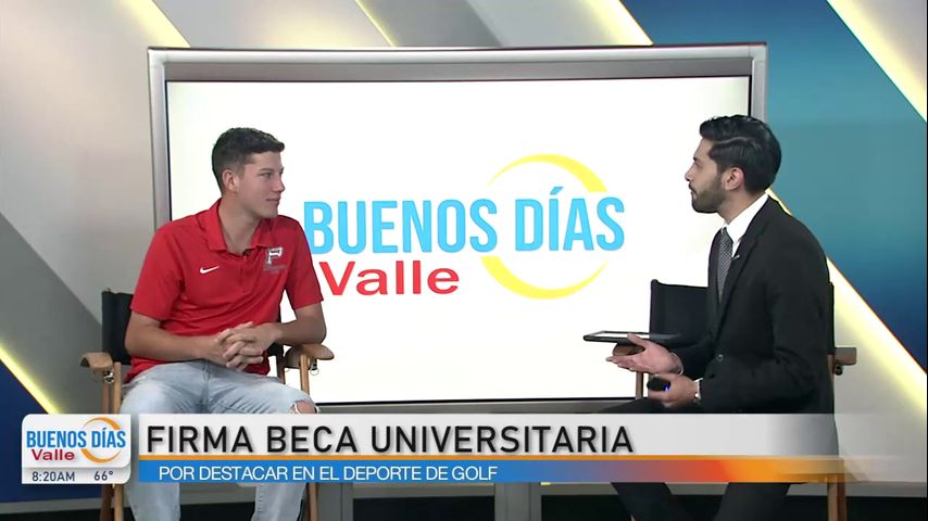 Valora tu Futuro: Estudiante firma beca universitaria tras excelencia académica