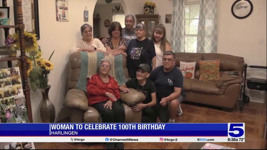 Harlingen woman celebrates 100th birthday