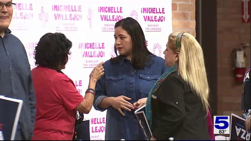 Rally held in McAllen in support of Texas attorney general candidate Rochelle Garza