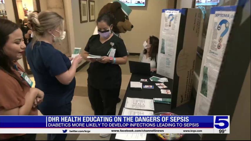 DHR Health educating the public on the dangers of sepsis